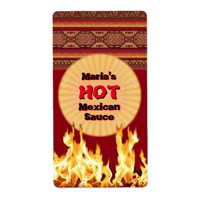 Your Hot Mexican Sauce (customizable) (Front)
