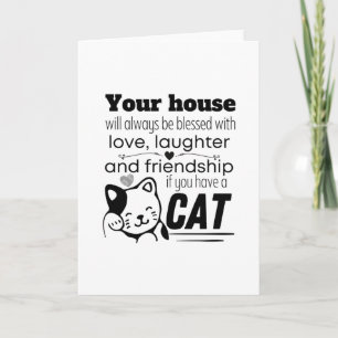 Your house will always be blessed with love, card
