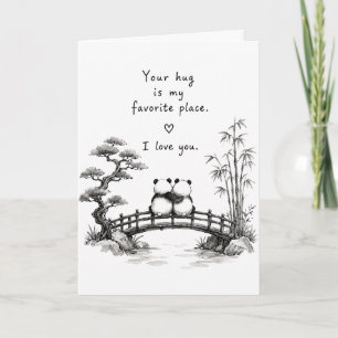 Your Hug Is My Favourite Place Greeting Card
