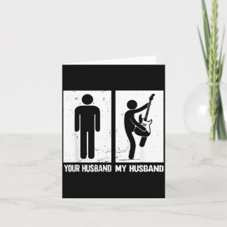 Your husband my husband _ guitar Illustration Card