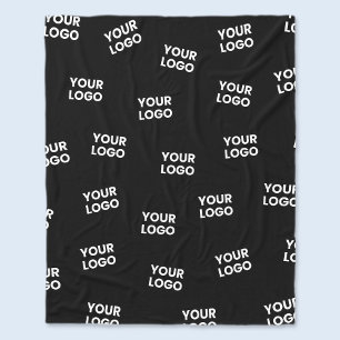Your Image, Business Logo or any other Design Fleece Blanket