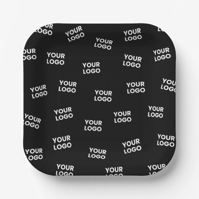 Your Image, Business Logo or any other Design Paper Plate (Front)