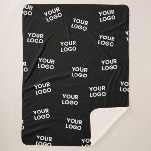 Your Image, Business Logo or any other Design Sherpa Blanket