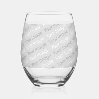 Your Image Drinkware Set Stemless Wine Glass