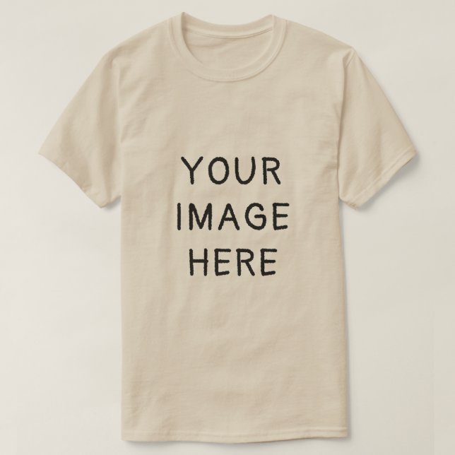Your Image Here – Custom Photo T-Shirt (Design Front)