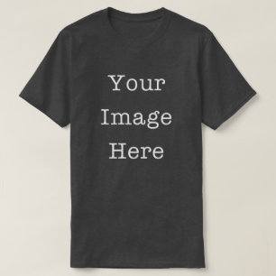 Your Image Here Customizable Personalized Heather T-Shirt