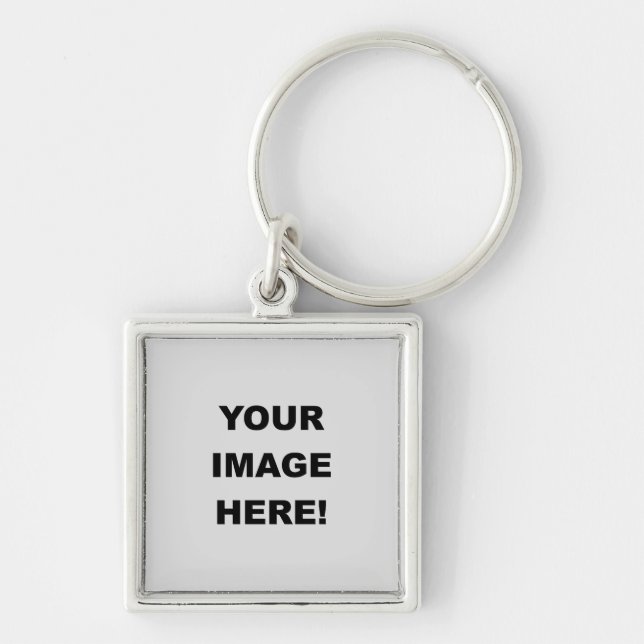Your Image Here Key Ring (Front)