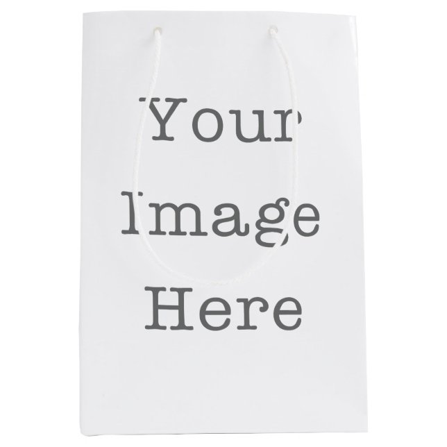 Your Image Here Medium Gift Bag (Front)