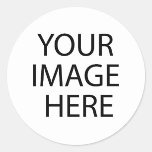 Your Image Here mother goose template Classic Round Sticker
