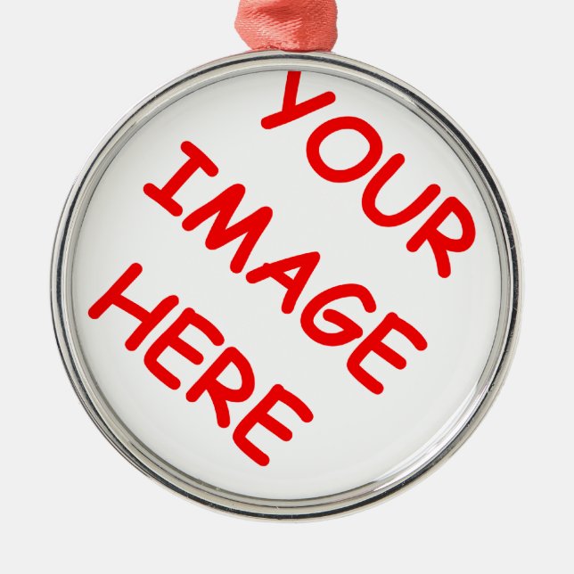 your image here ornament (Front)