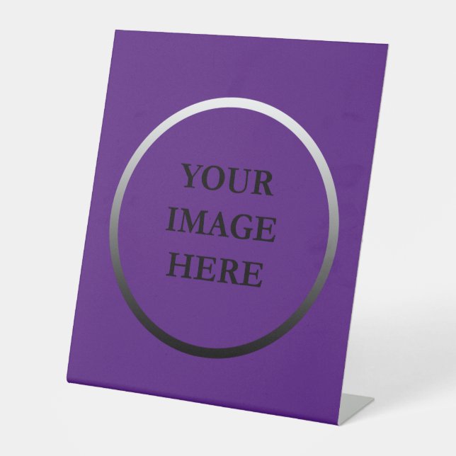 Your Image Here Pedestal Sign (Front)