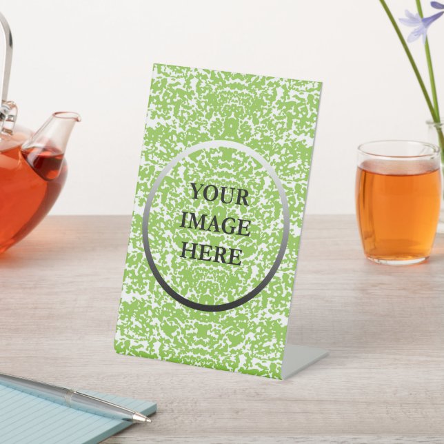 Your Image Here  Pedestal Sign (In SItu)