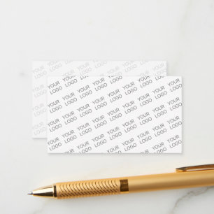 Your Image/Logo Lightened Automatically + Pattern Enclosure Card