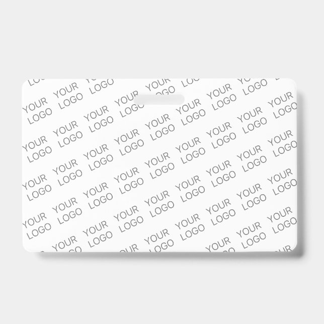 Your Image/Logo Lightened Automatically + Pattern ID Badge (Front)