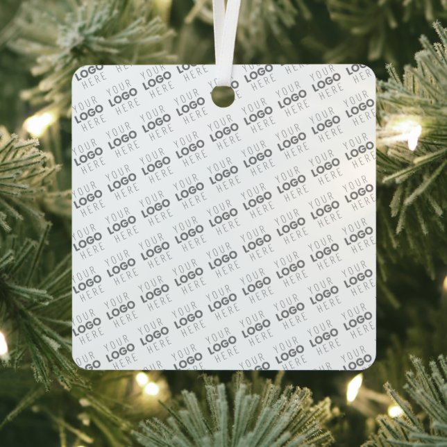 Your Image/Logo Lightened Automatically + Pattern Metal Tree Decoration (Insitu)