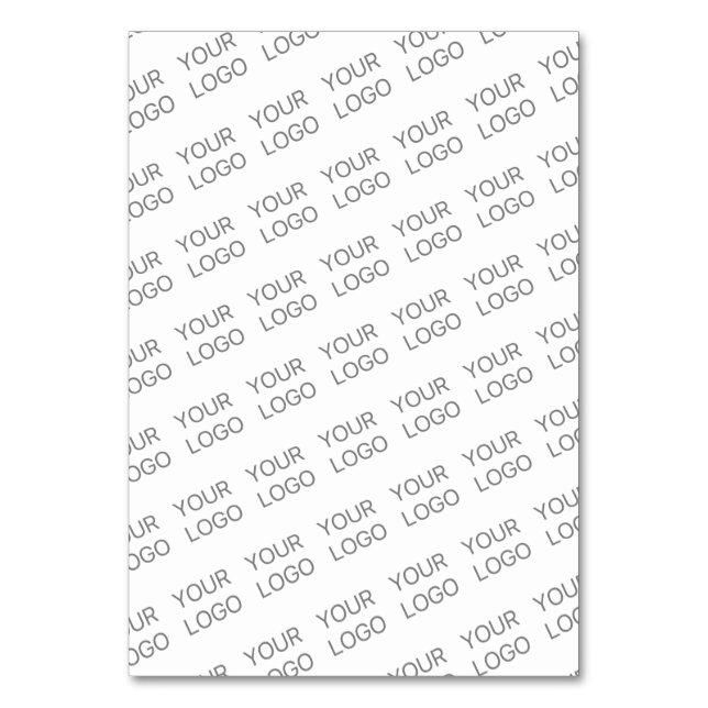 Your Image/Logo Lightened Automatically + Pattern Table Number (Front)
