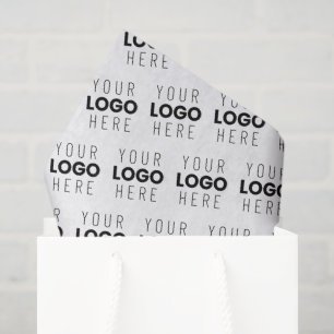 Your Image/Logo Lightened Automatically + Pattern Tissue Paper