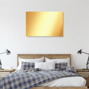 Your Image Photo Blank Gold Background Luxurious Canvas Print
