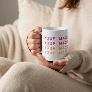 Your Image Photo Full Size Blank Coffee Mug