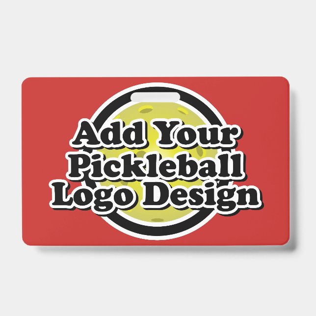 Your Image Pickleball ID Badge (Front)