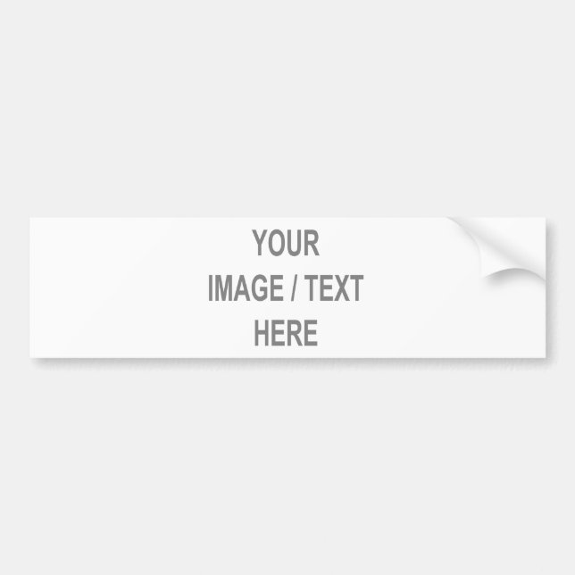 Your Image-Text Here 21st Birthday Gift Bumper Sticker (Front)