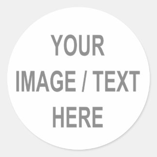 Your Image-Text Here 21st Birthday Gift Classic Round Sticker