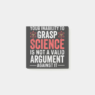 Your Inability To Grasp Science Post-it Notes
