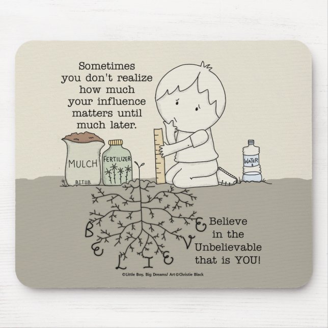 Your Influence Matters Mouse Mat (Front)