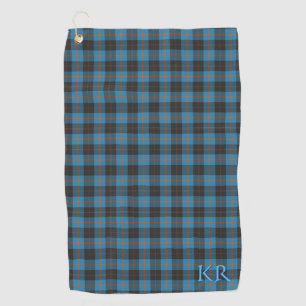 Your initials on Angus District Ancient tartan Golf Towel