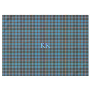 Your initials on Angus District Ancient tartan Tablecloth