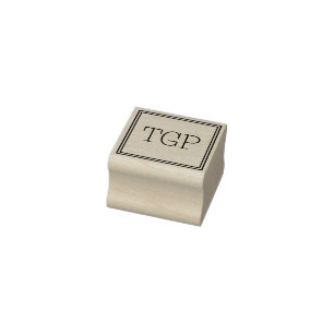 Your Initials Rubber Stamp