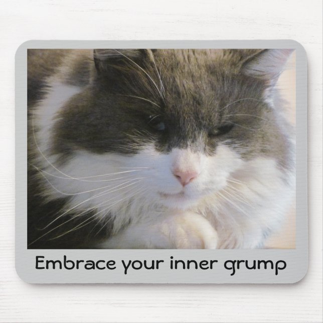 Your inner grump mouse mat (Front)