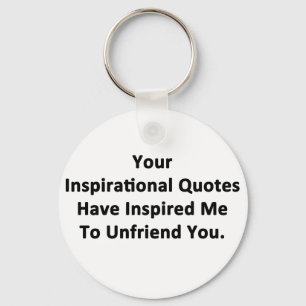Your Inspirational Quotes Key Ring