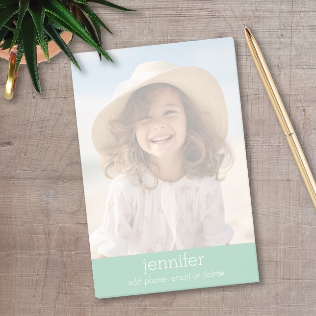 Your Instagram Photo Automatically Lightens Post-it Notes (Personalized Post-It Notes - Add your photo, name and contact information)