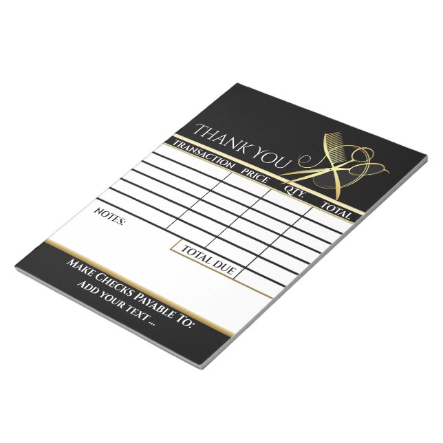 Your Invoice Notepad (Angled)