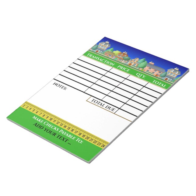 Your Invoice Notepad (Angled)