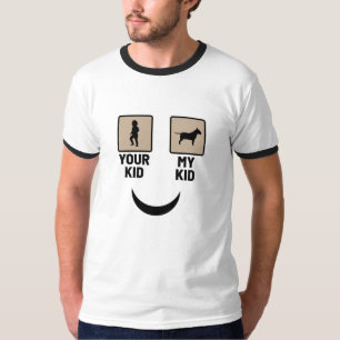 Your Kid, My Kid Funny Bull Terrier  T-Shirt