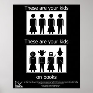 Your Kids On Books Poster