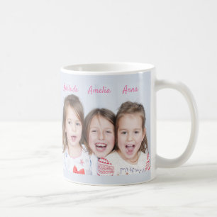 Your Kids' Photos Custom Photo and Text Coffee Mug