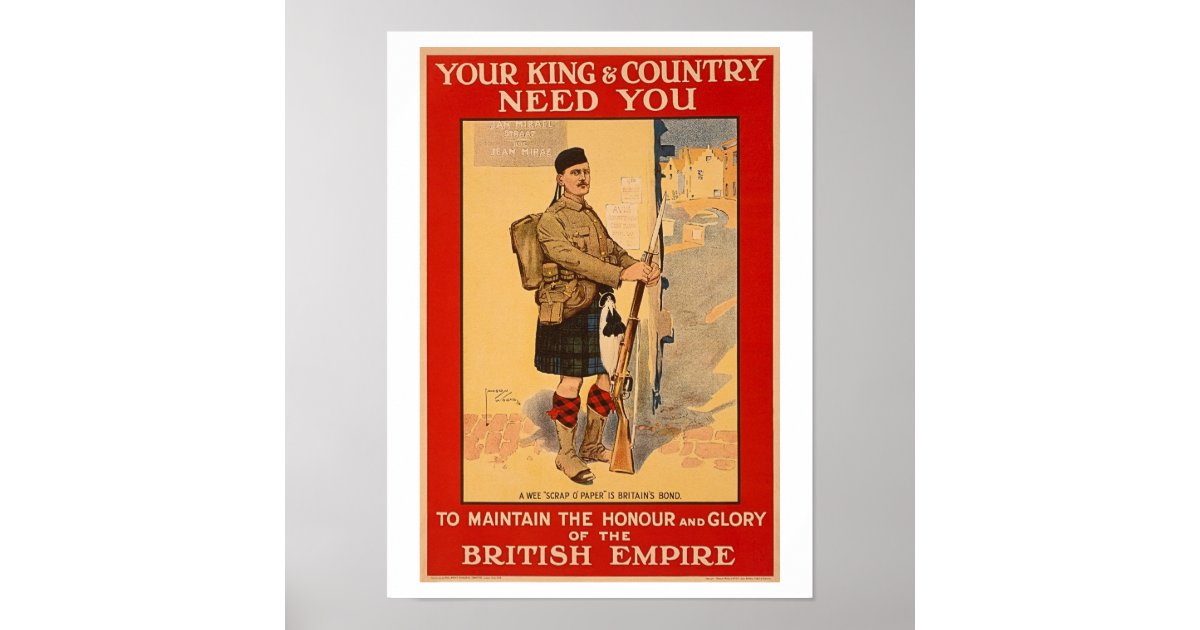 your-king-and-country-need-you-british-empire-poster-zazzle