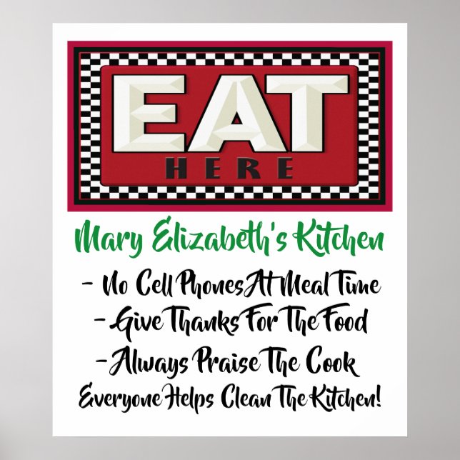 Your Kitchen Rules Poster (Front)