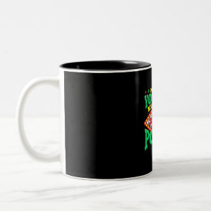 Your Leg When Playing Poker Two-Tone Coffee Mug