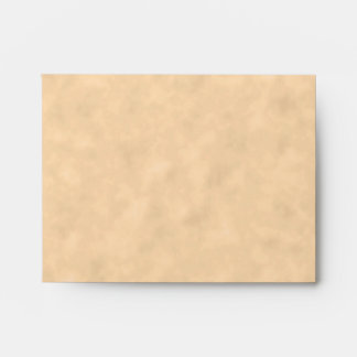Your Letter. Custom Monogram. Black & Parchment Envelope
