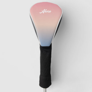 Your letter custom Neon Dawn Golf Head Cover
