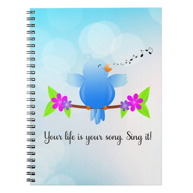 Your Life is Your Song - Sing It! Notebook (Front)