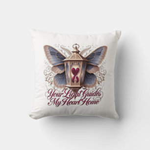 Your Light Guides My Heart Home Lantern  T-Shirt Cushion