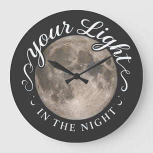 Your Light In The Night Large Clock