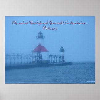 Your LIght  poster blue and red