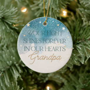 Your Light Shines Forever Ceramic Tree Decoration