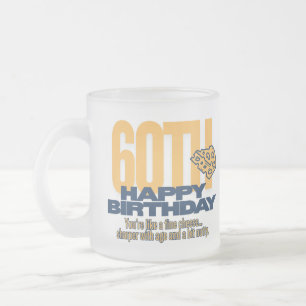 Your like a fine cheese adult birthday frosted glass coffee mug